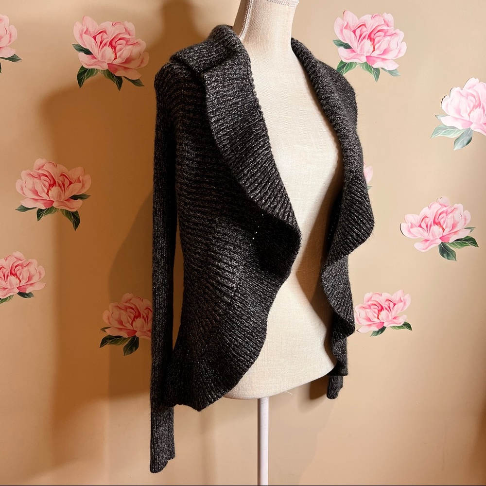 Express Open Front Drape Boleto Jacket. L-7 - image 2